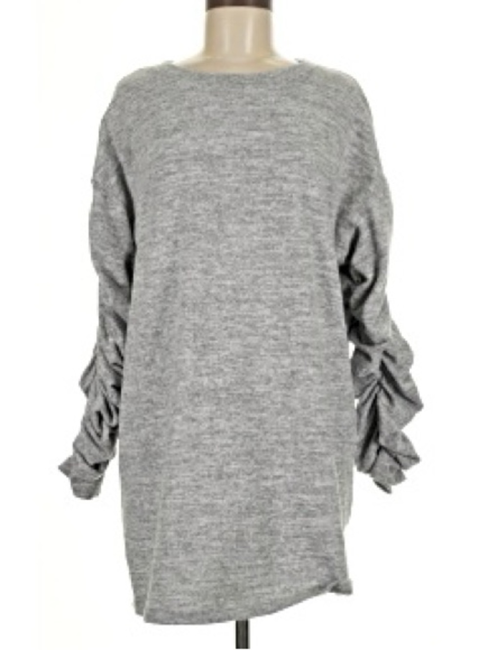 Zara Knit Ruched Sleeve Jumper Dress 🤍